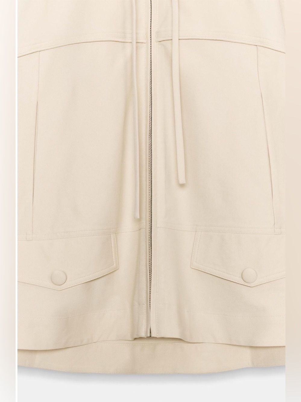 ZARA FLUID HIGH NECK JACKET - Picture 10 of 12